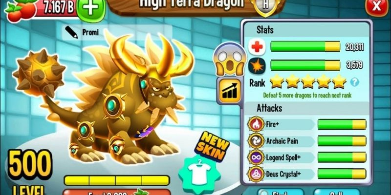 Lối chơi game nông trại rồng