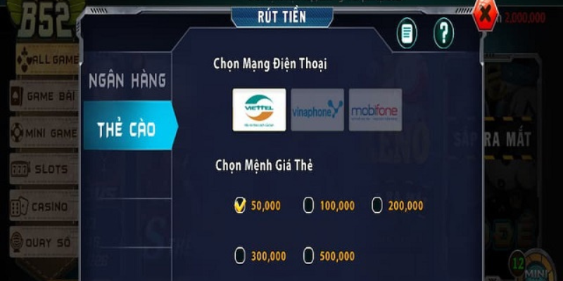 Phương thức rút tiền b52 club mà bạn có thể giao dịch 