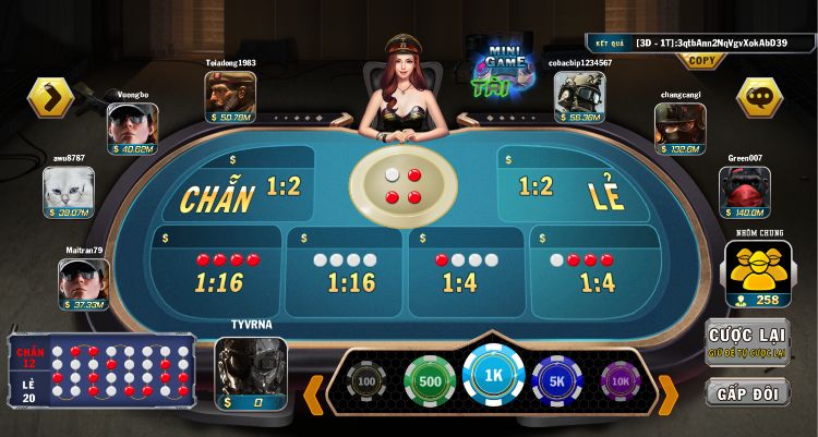 Chơi xóc đĩa trực tuyến uy tín